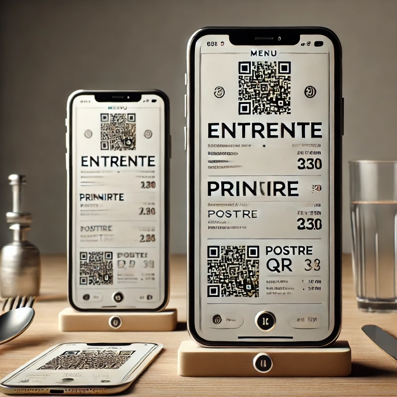 Ejemplo de Menú QR 1