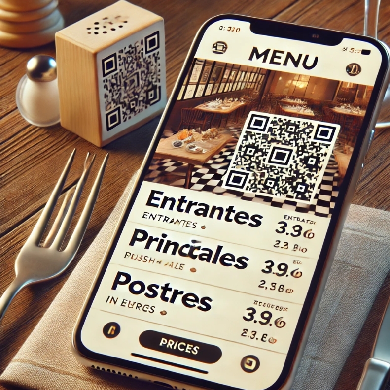 Ejemplo de Menú QR 2
